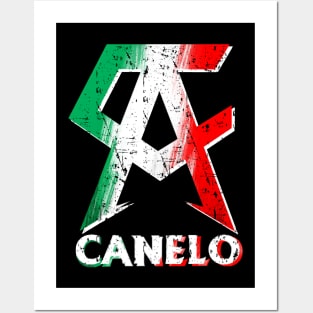 vintage logo canelo alvarez Posters and Art